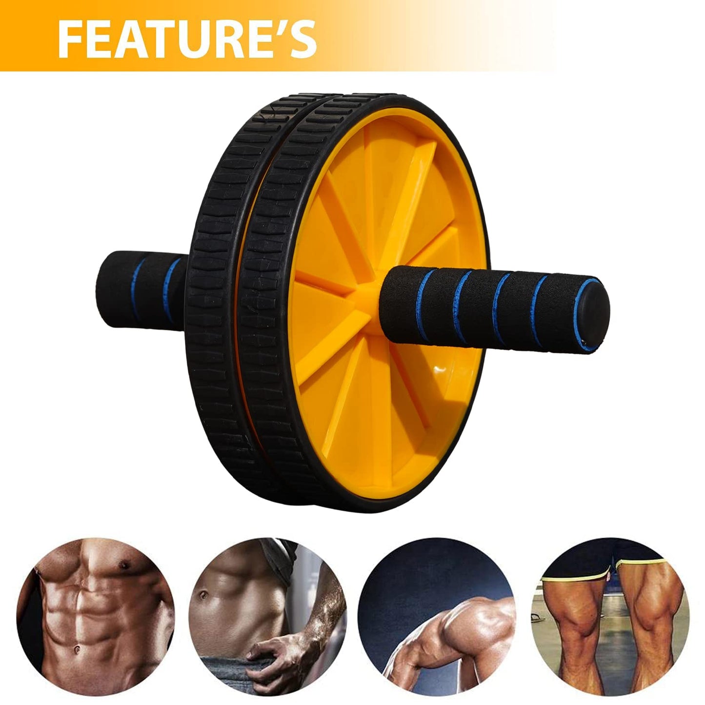 Premium Abs Roller for Men & Women Abs Workout Equipment